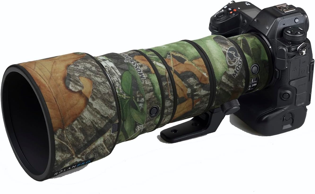 ROLANPRO Lens Camouflage Cover for Nikon Z 400mm f4.5 VR S Camouflage Rain Cover Lens Protective Sleeve Case Clothing-#17 Jungle camo Waterproof