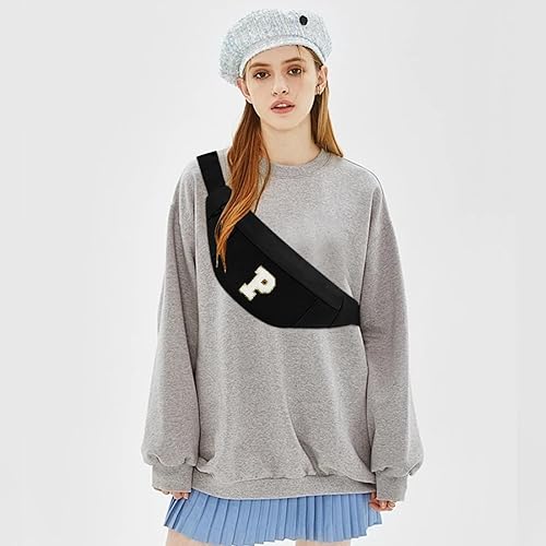 Miniatura 133 de MAXTOP - Cangurera cruzada grande con 4 bolsillos con cremallera, ideal para eventos deportivos, festivales, entrenamiento, viajes, correr y uso