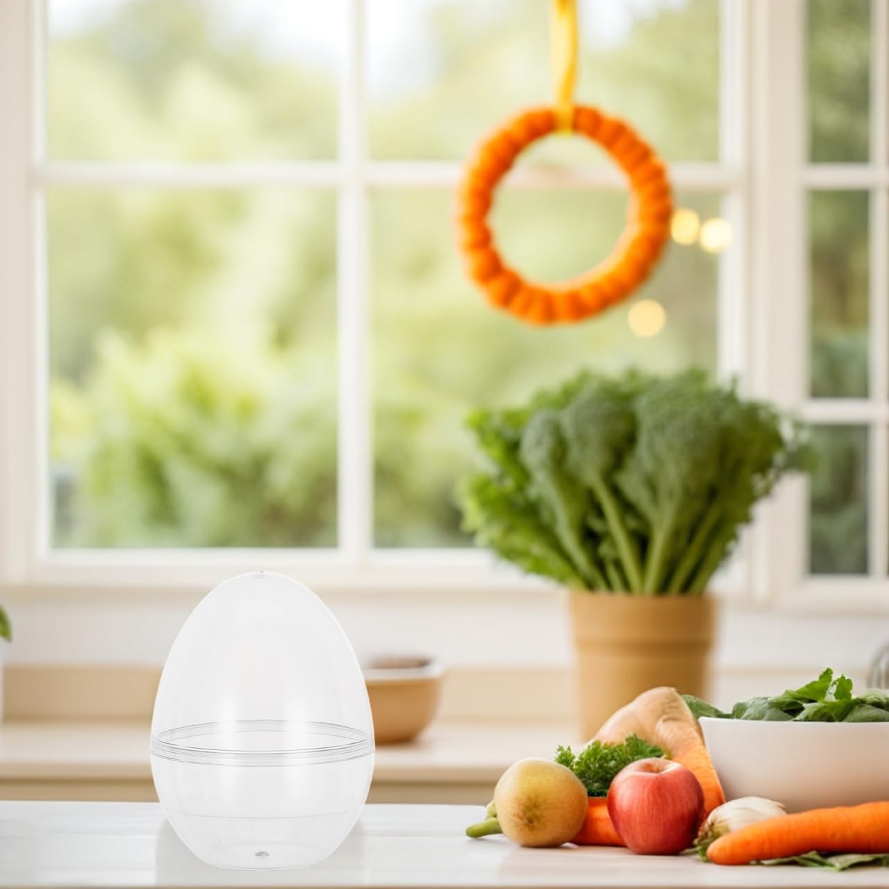 12 Stück Ostereier Durchsichtig Mit Flachem Boden Befüllbare Ornamente Für Osterpartys Süßigkeitenverpackungen Kleine
