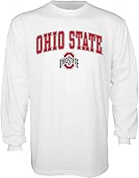 Vista 5 de Blue 84 Camiseta de manga larga Ohio State Buckeyes para hombre Jaspeado Oscuro