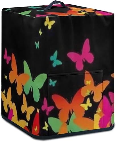 Cubierta antipolvo para freidora de aire con diseño cuadrado de mariposa, accesorios de freidora de aire, cubierta de protección, freidora de aire