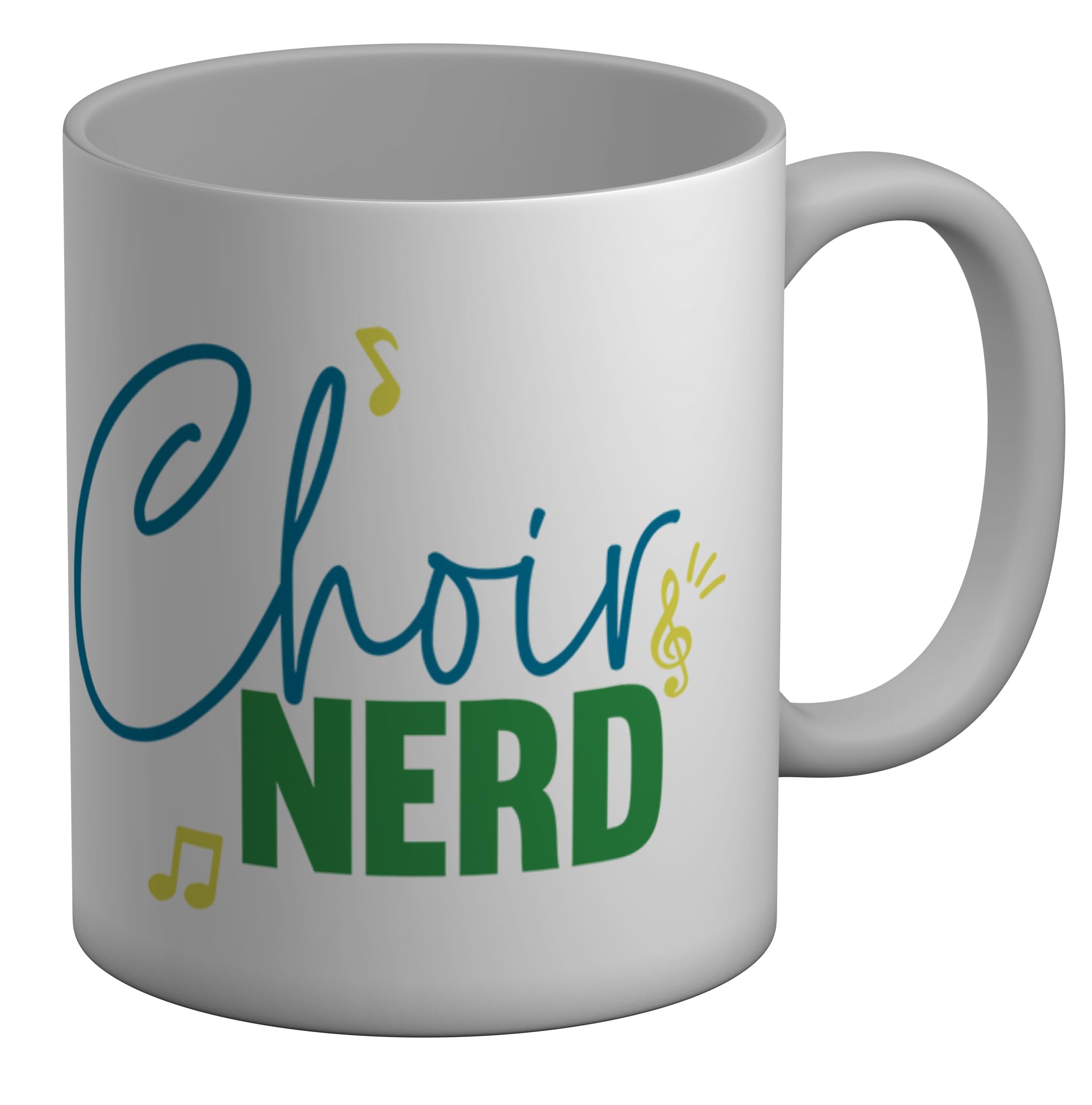 Shopagift Choir Nerd Mug Funny Singing Singer Vocals White 11oz Large Gift Ceramic Cup