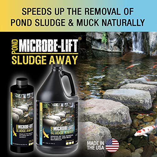 Image of Microbe Lift 32-Ounce Pond Microbe-Lift Sludge Away MLXSAQ