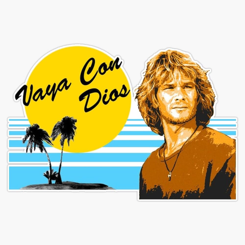 Bodhi'S Surf Shop Vaya Con Dios - Unique Design Custom Artwork Hoodies & Clothing Vinyl Sticker Waterproof Decal Laptop Wall Window Bumper Sticker 5"
