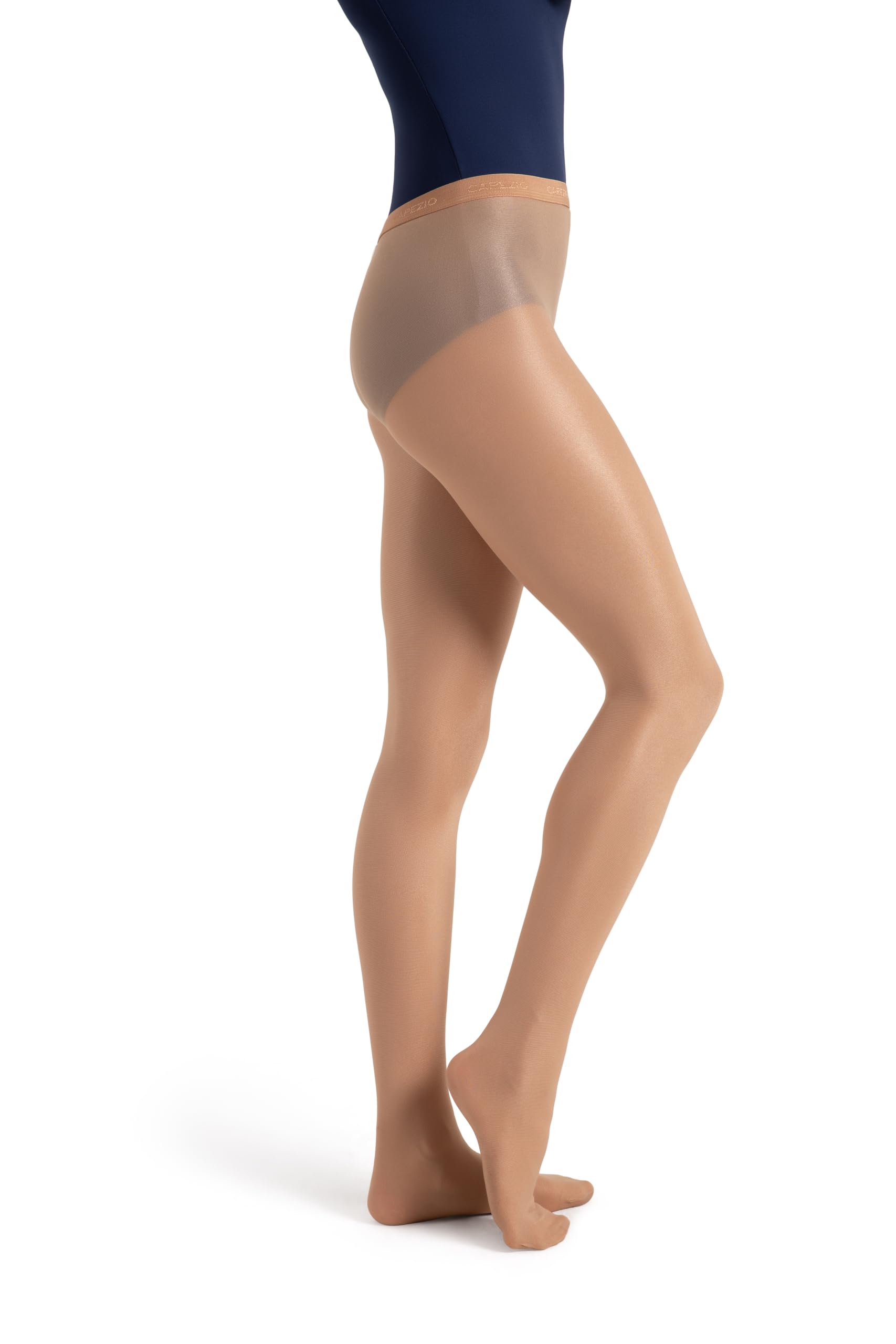 Capezio Damen Capezio Ultra Shimmery Footed Tight Tights