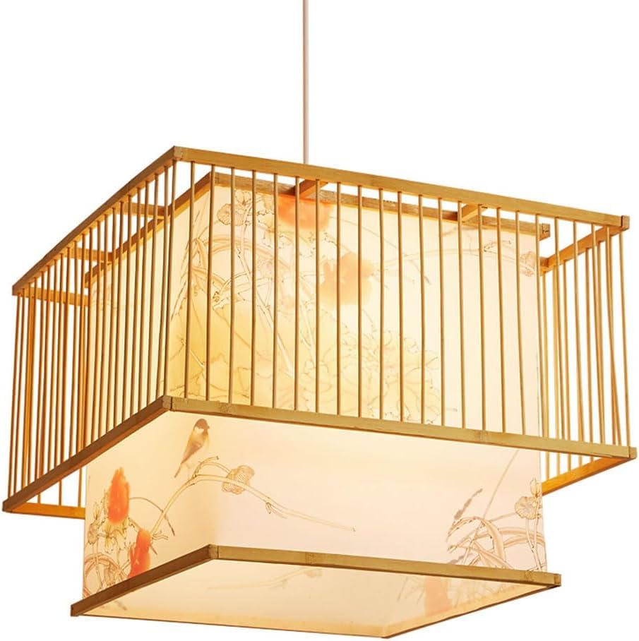 Lustre en rotin tissé pour îlot de cuisine au design bohème