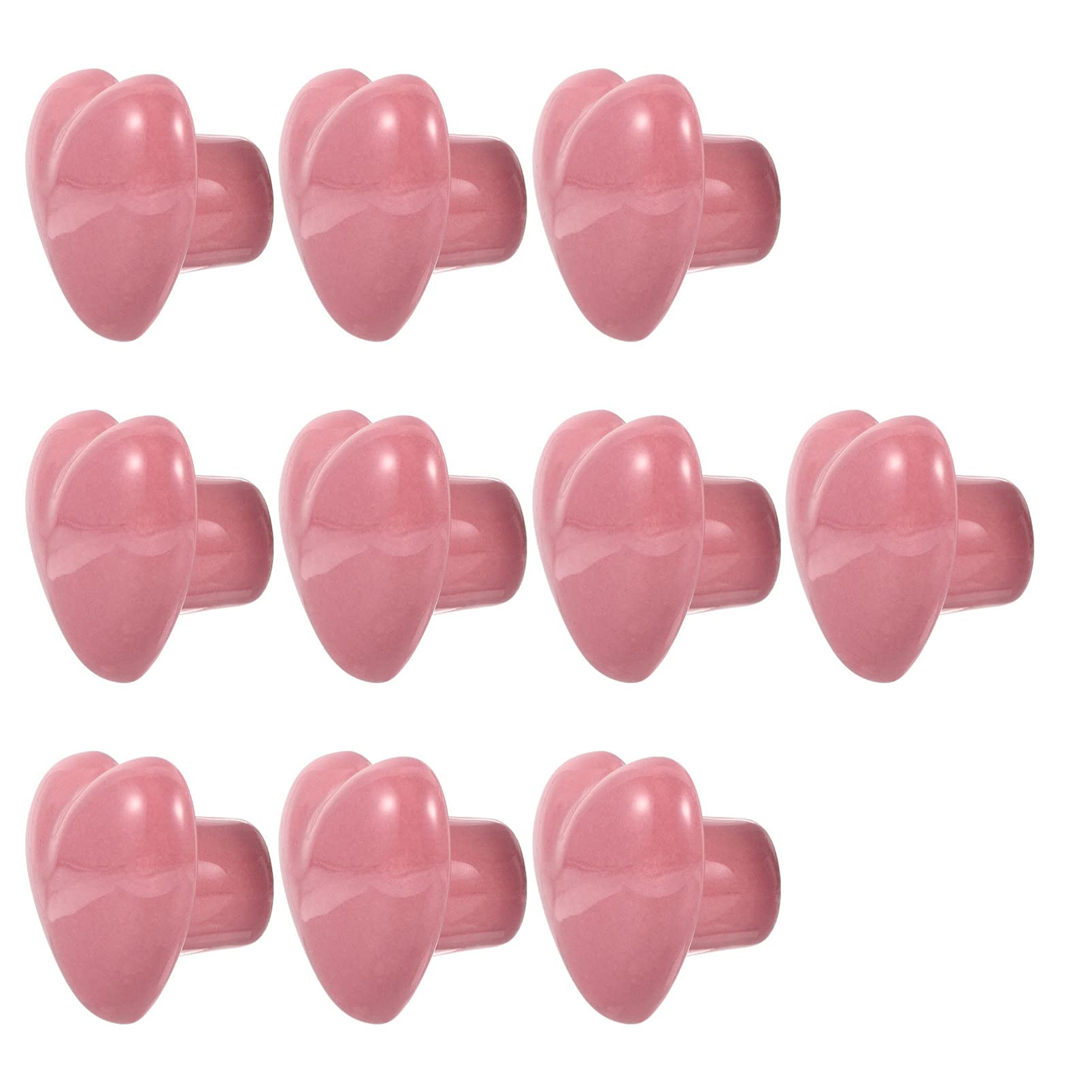 Bouton de tiroir en cœur lot de 10 pour remplacer des poignées cassées ou usées
