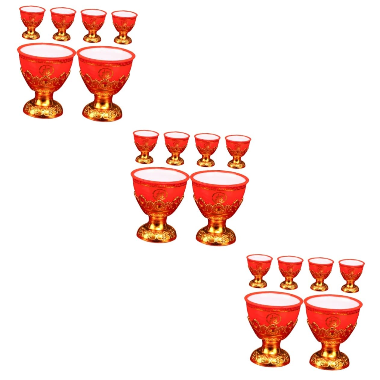 Coupe de célébration bouddhiste Healvian, éclat décoratif durable