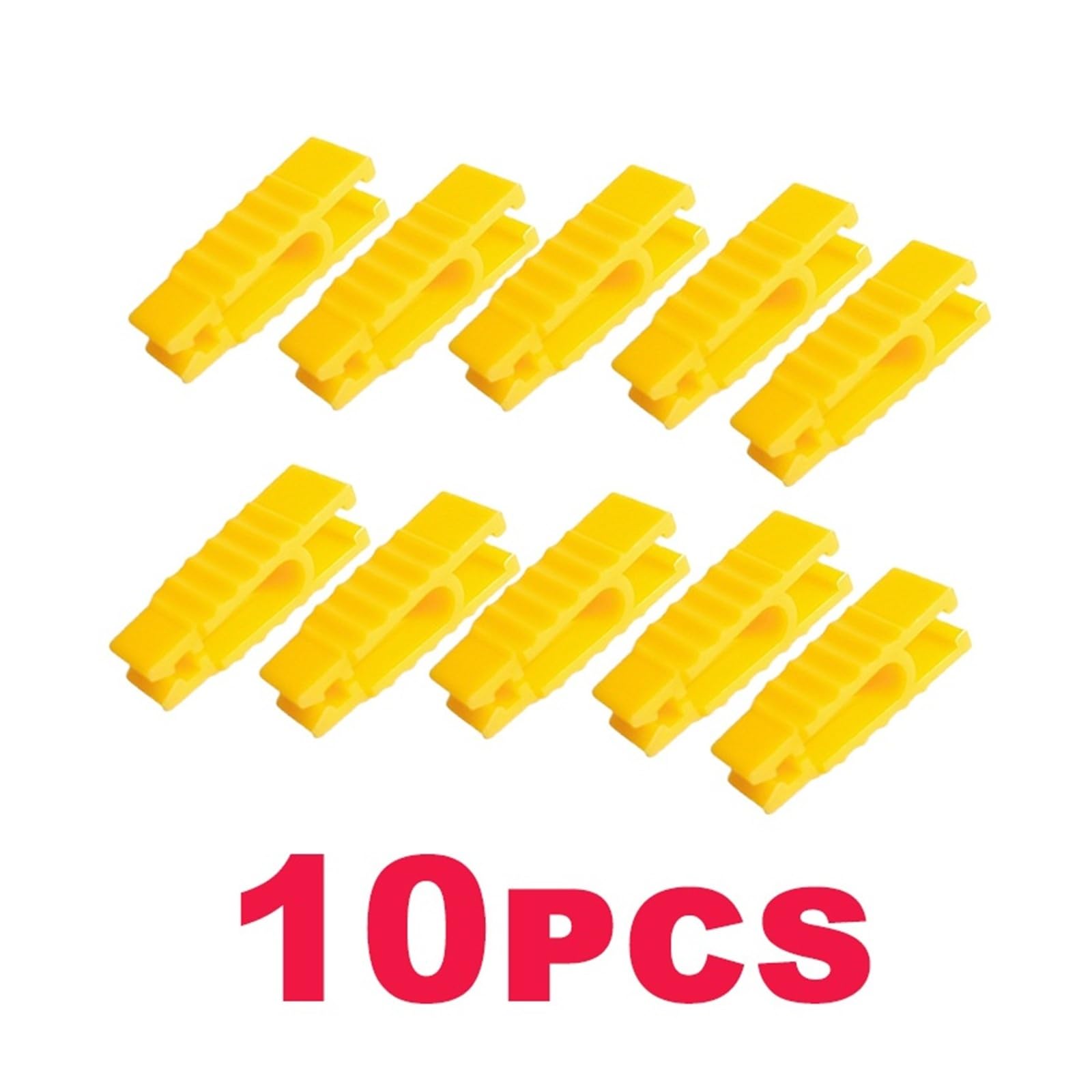 Extractor de fusibles de coche tipo U IC Chip, herramienta de extracción para mini (amarillo, 10 unidades)