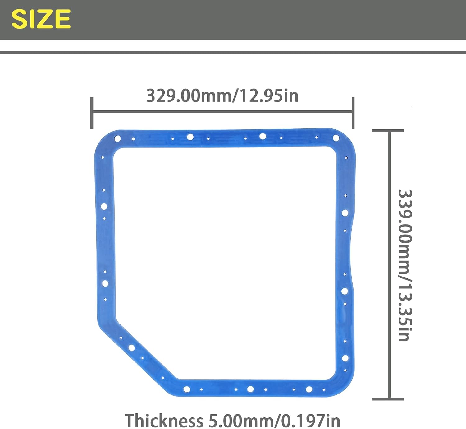 Tykick Transmission Oil Pan Gasket for GM Turbo 350 for Moroso 42010 93102 Replaces 93102 8690