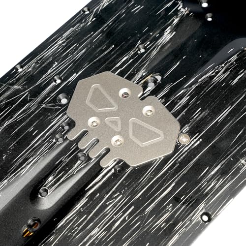 Image of Titanium Skid Plate Chassis Guard Protector for ARRMA 6S | 1 /8 Kraton /Notorious /Outcast /Talion /Typhon 1 /7 Mojave /Felony /Infraction /Fireteam,2mm Chassis Armor Bottom Cover-for Central