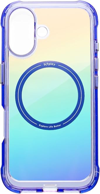 bitplay Wander Case for iPhone 16 Crystal Version[Magesafe/Lightweight/Military Grade Drop Protection/Slim Purple