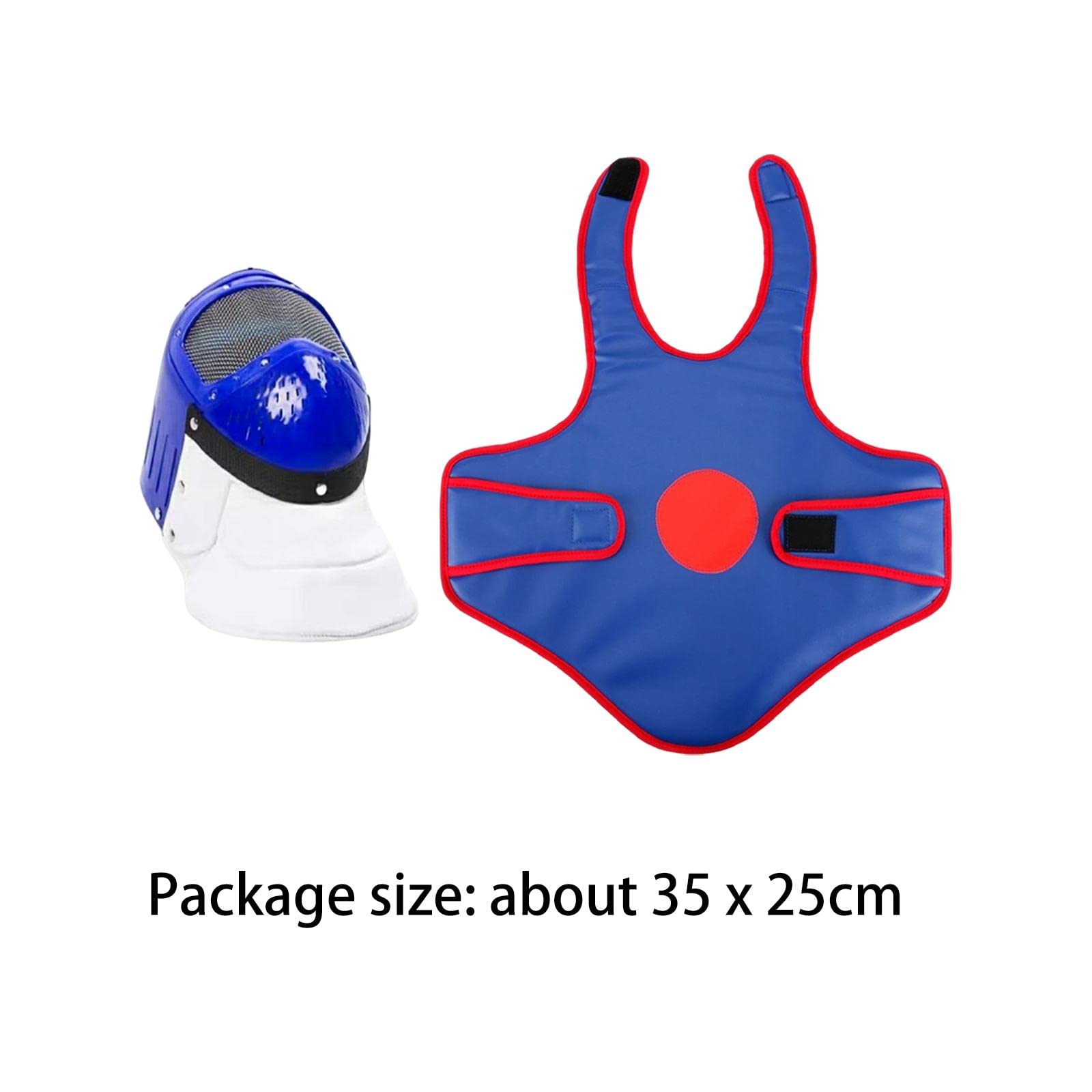 kowaku Sport-Fechtmaske, Gesichtsschutz, bequem, atmungsaktiv, praktische Abdeckung für Kinder, Fechten, Zubehör