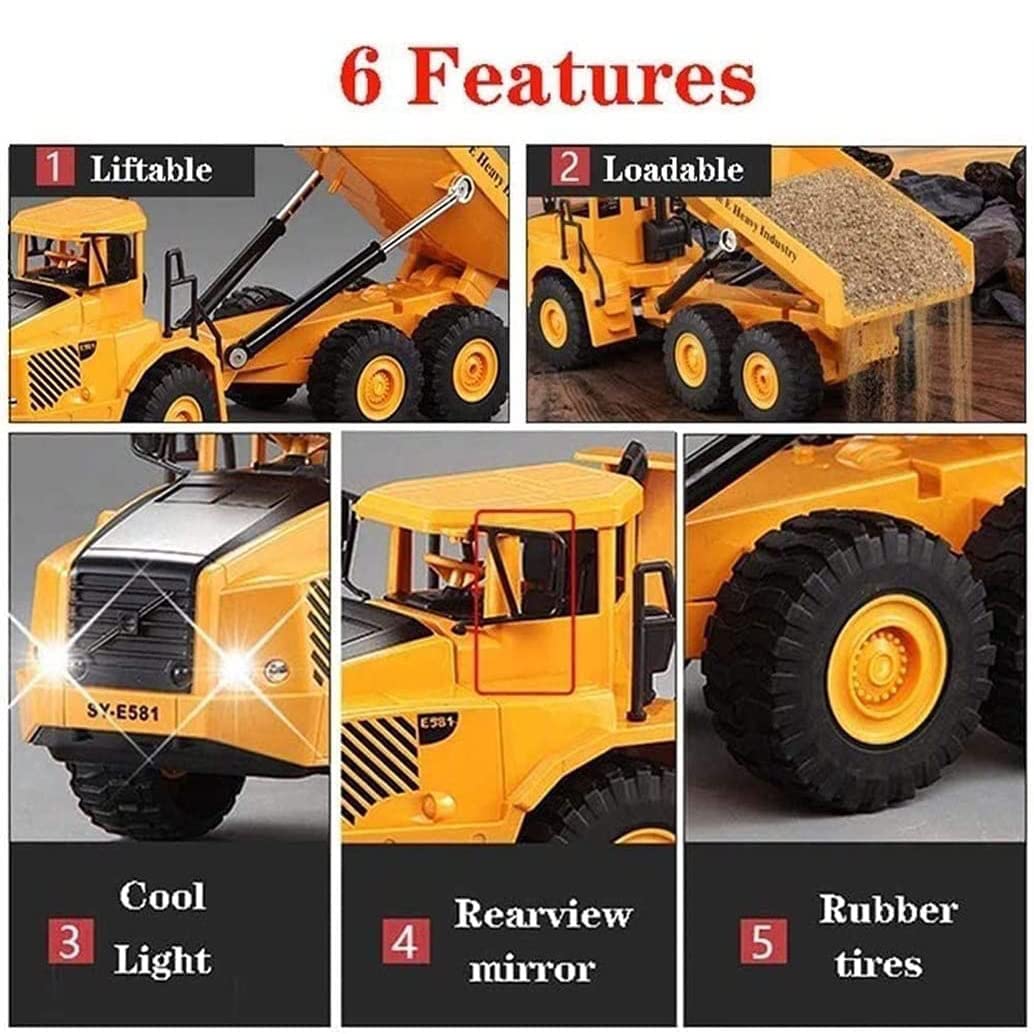 Amazon.co.jp: HJLXMF 1/24 RC Dump Truck 2.4g Articulating Dump