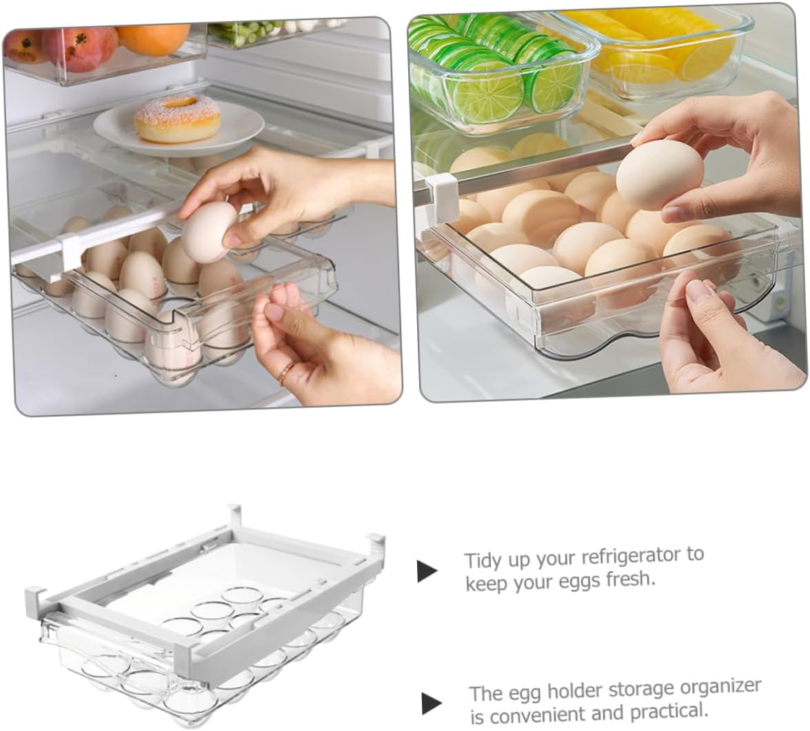 Egg Organizer for Refrigerator Fridge Egg Storage Box Fridge Accessory