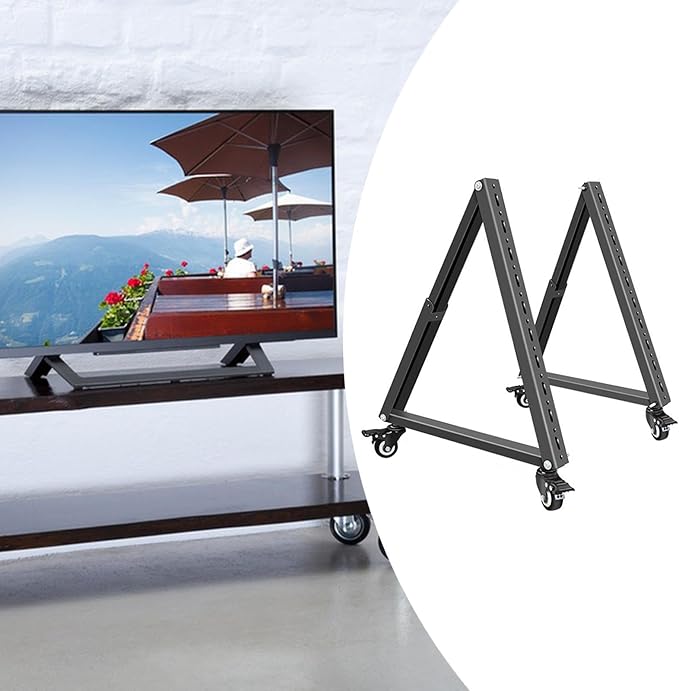 Soporte de piso móvil para TV de 32 a 70 pulgadas miniatura 7