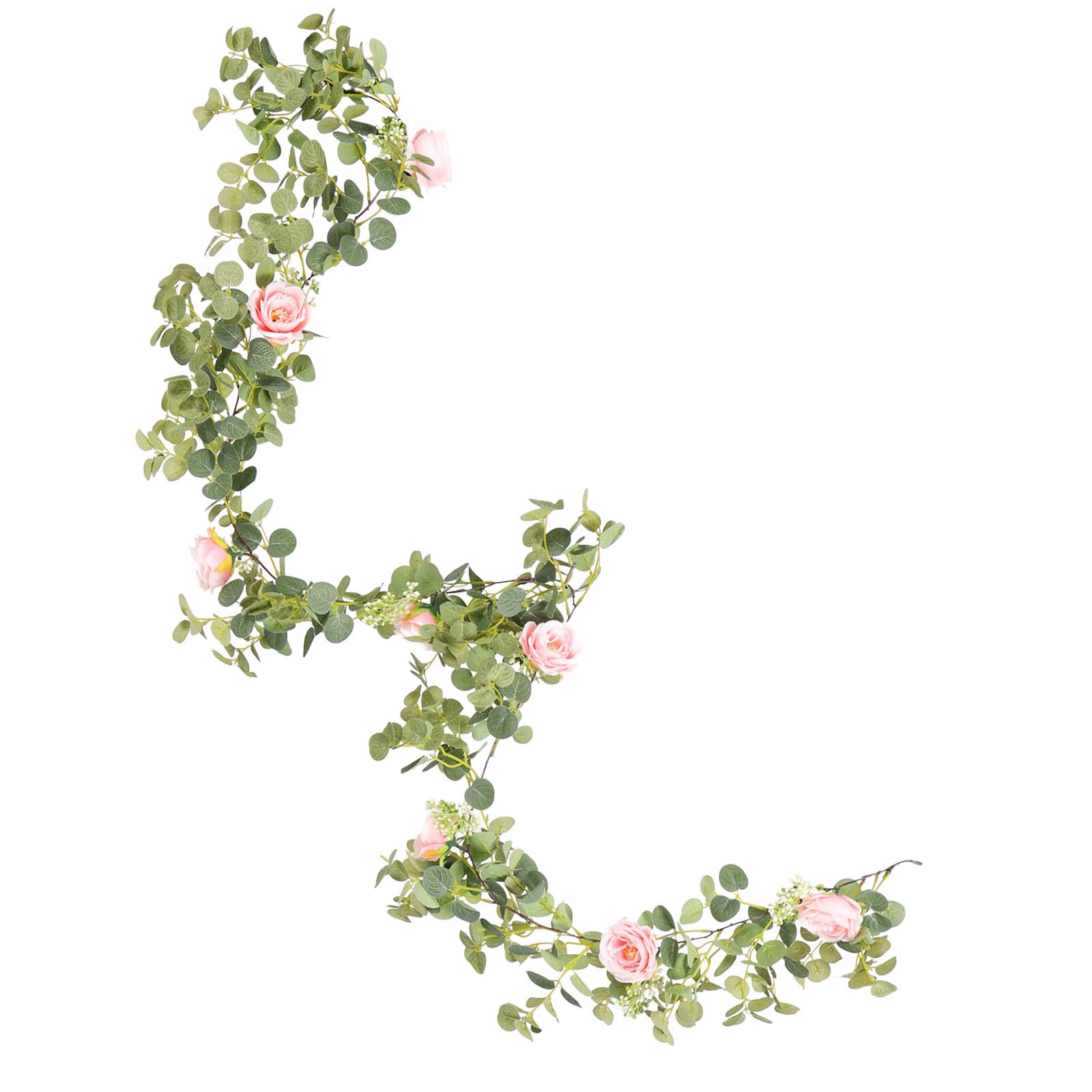 Gatuida 3 Pezzi Ghirlanda di Rose Finte Decorativa per Archi e Recinzioni