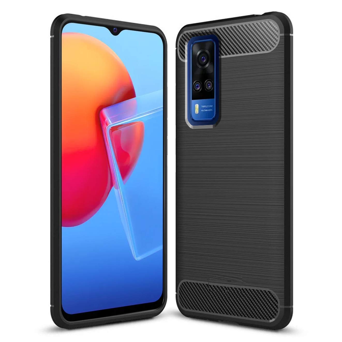 Solimo Back Cover Case for Vivo Y51 (2020) / Vivo Y31 (2021) / Vivo Y51A | Compatible for Vivo Y51 (2020) / Vivo Y31 (2021) / Vivo Y51A Back Cover Case | (TPU | Matte Black) (B08TJTPZMH) Amazon Price History, Amazon Price Tracker