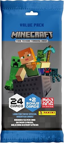 Minecraft Time to Mine - Colección de tarjetas coleccionables Fat Pack