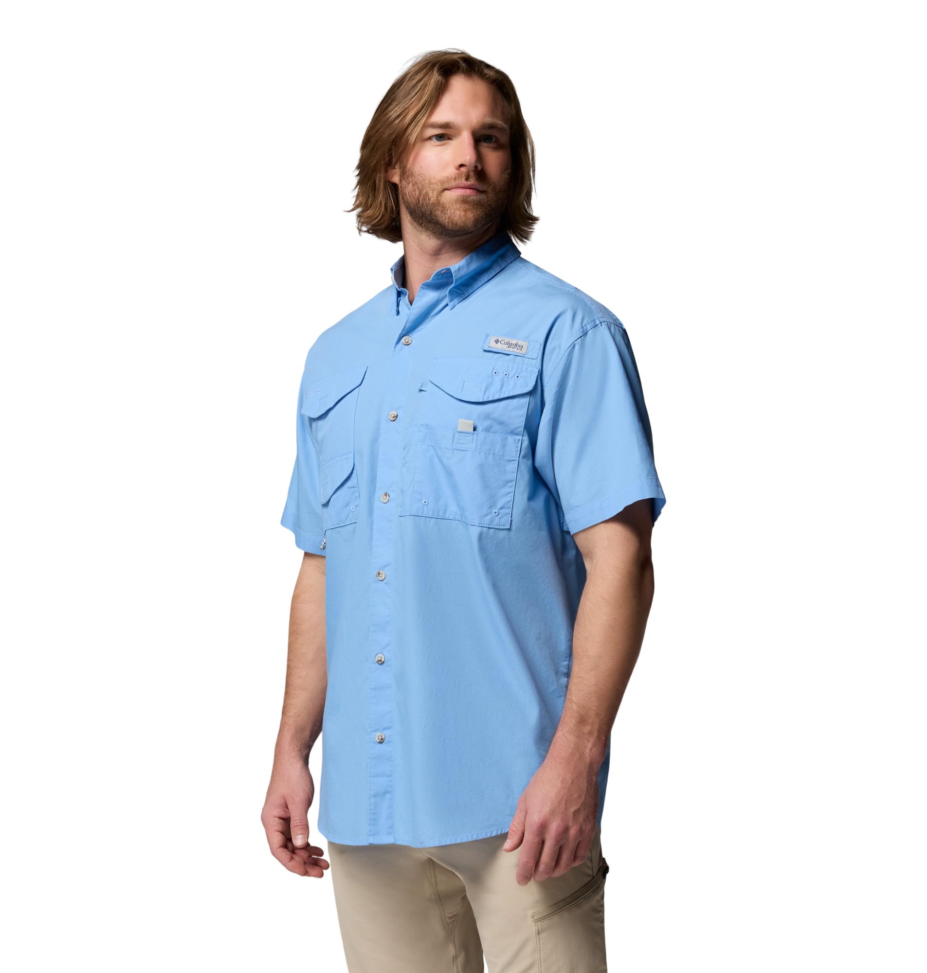Columbia PFG Bonehead Camisa de Manga Corta para Hombre