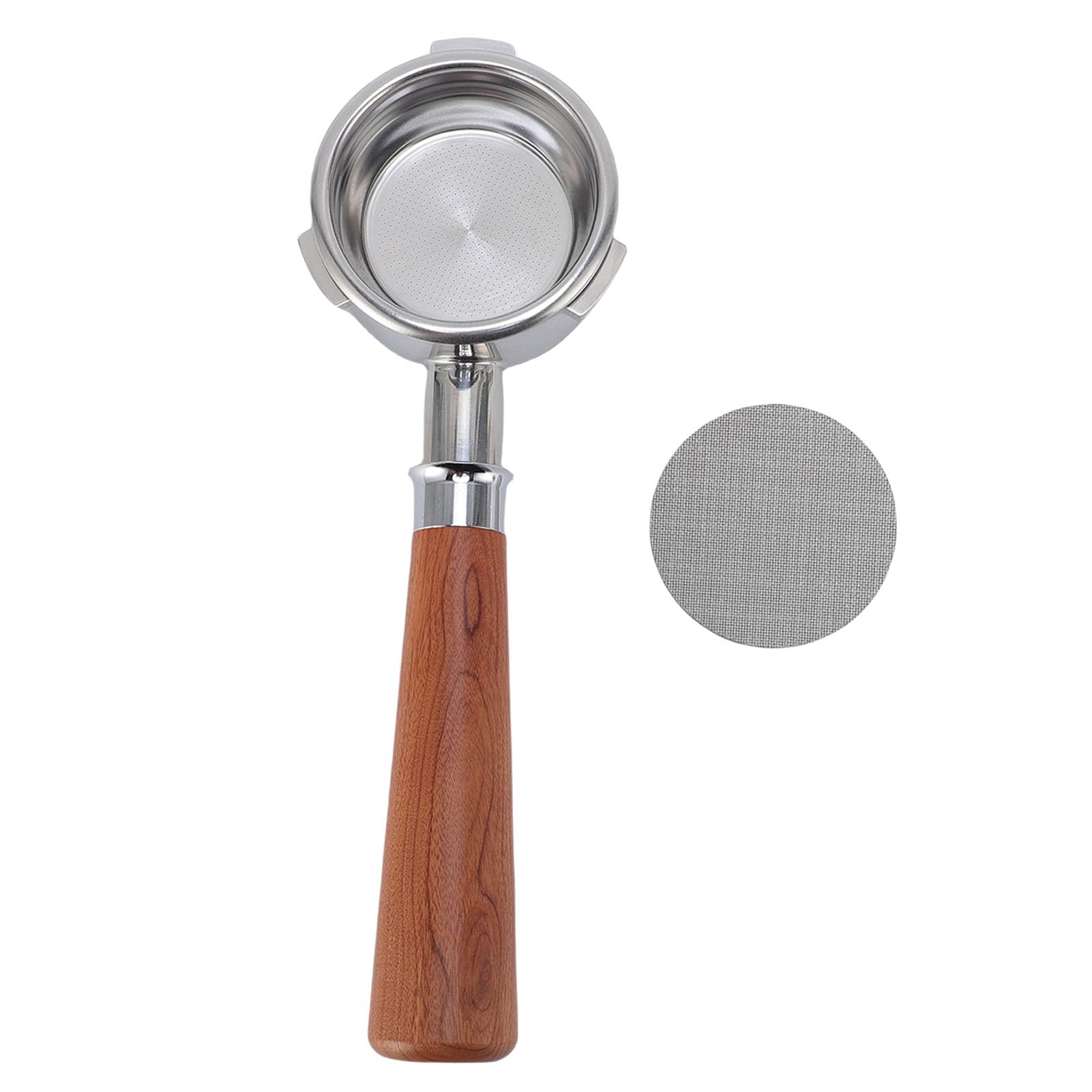 Focket Bezdenne Koluszko do Ekspresu 58mm, Drewniana Rączka, 3 Zaczepy