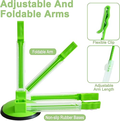 Miniatura 9 de 12 Pack Baggy Rack Stand Adjustable Freezer Bag Holder Stand Ziplock Bag Holder for Filling With No Food Spills or Kitchen Mess (Multicolor)