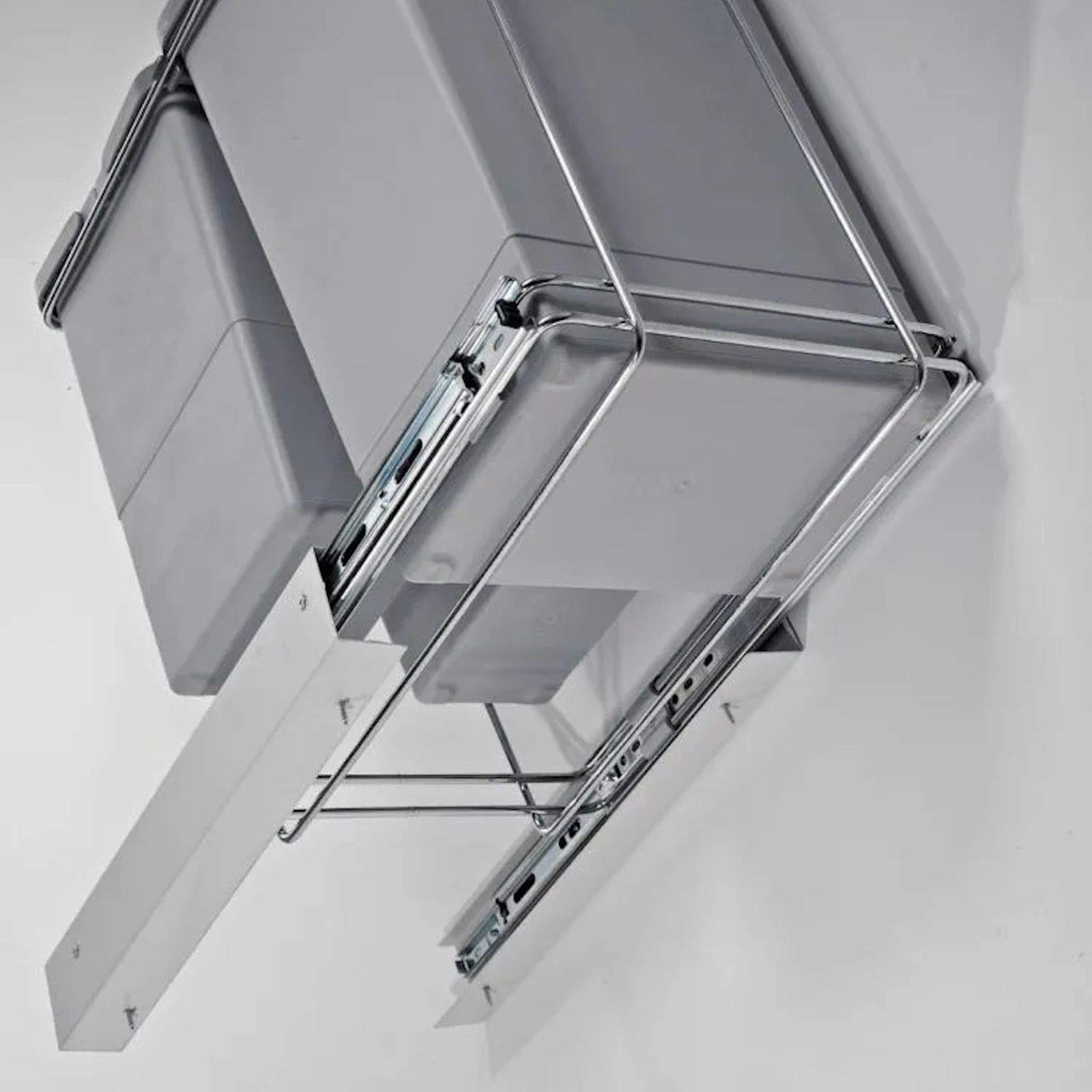 SOTECH Abfallsammler Ecofil PF01 34B4 ab 40 cm | 12+12+12L mit Deckel voll ausziebar Korpusbreite