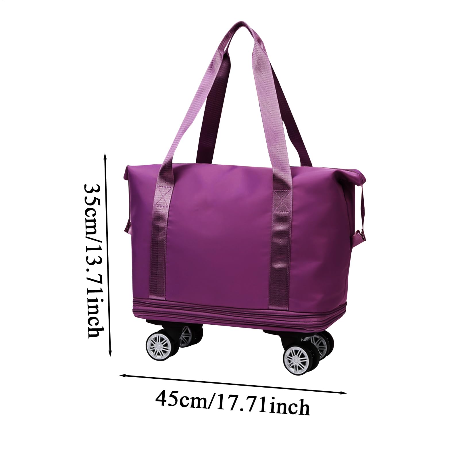 Bolso De Hombro con Ruedas Equipaje Organizador De Mano