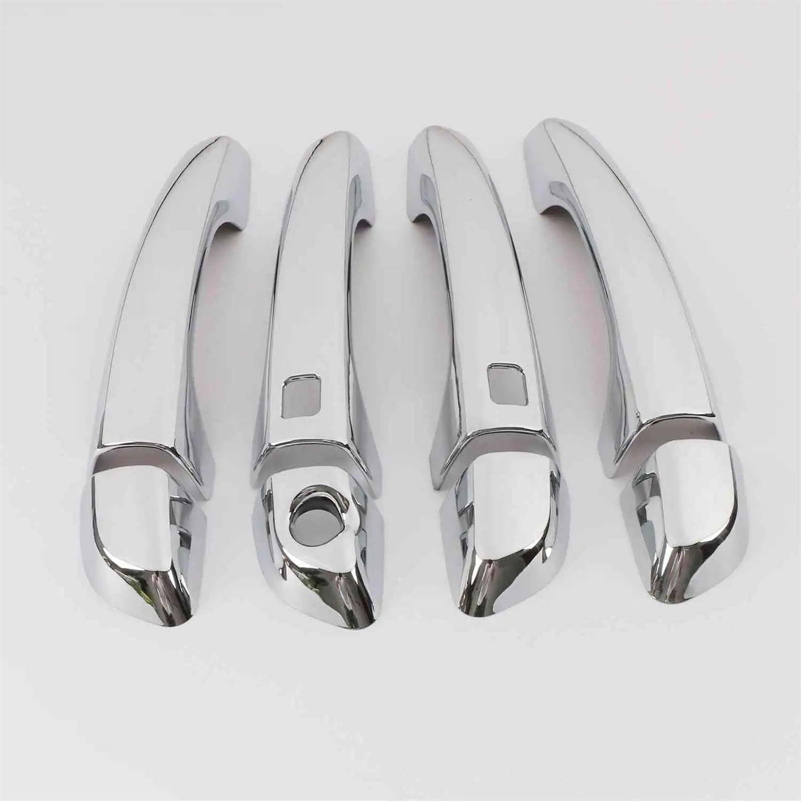 Noheeu Chrome B Car Door Handle Cover For Hyundai For Solaris For Verna For Accent 2017-2022 2017 2018 Accessories Sticker(Chrome B)