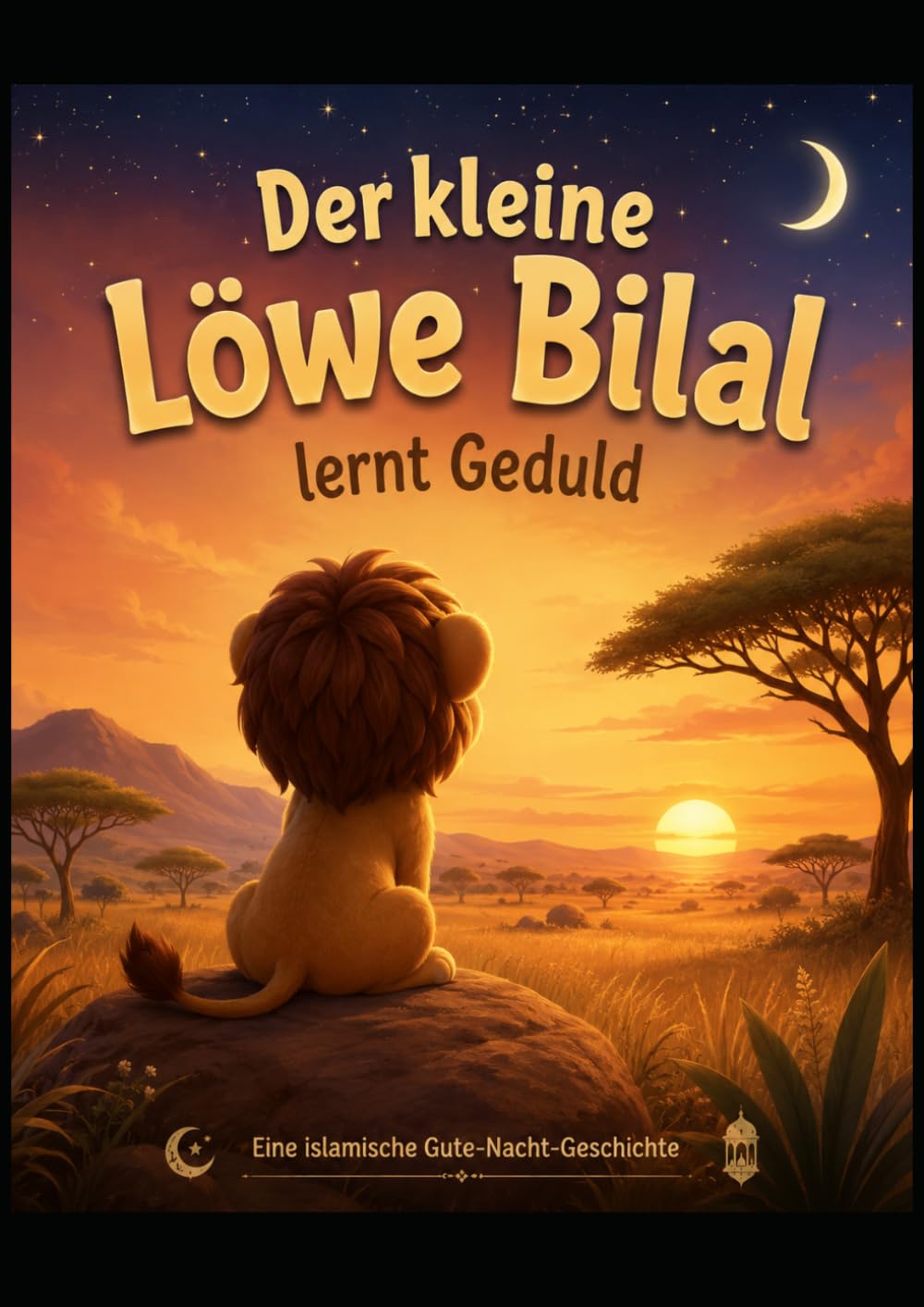 Der kleine Löwe Bilal lernt Geduld: Eine islamische Gute-Nacht-Geschichte über Sabr, Ruhe und innere Stärke für Kinder