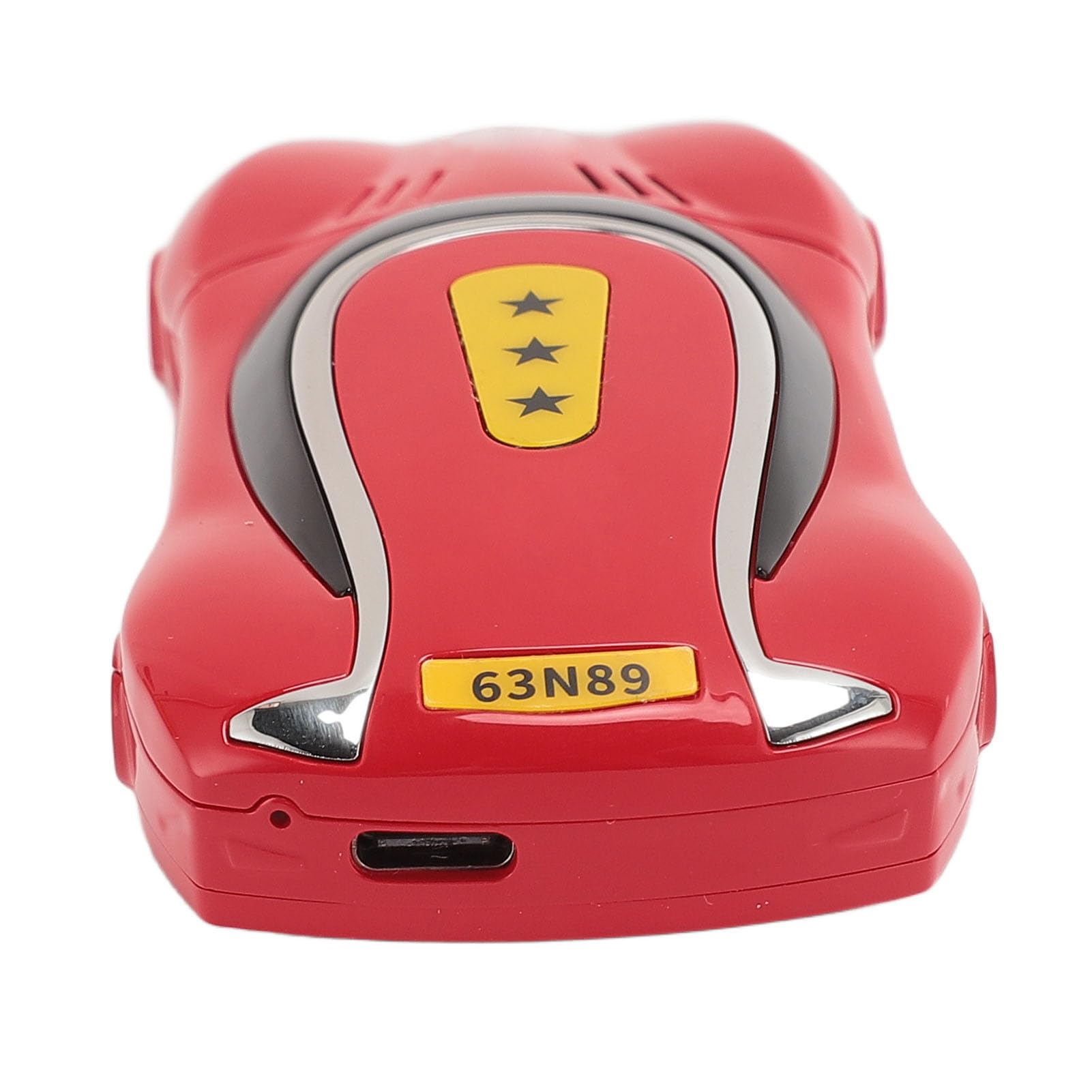Sxhlseller Teléfono Móvil Pequeño Portátil para Personas Mayores y Niños, Teléfono Móvil para Personas Mayores con Forma de Coche de 1,8 Pulgadas con Botones Grandes, Batería de 2400 MAh