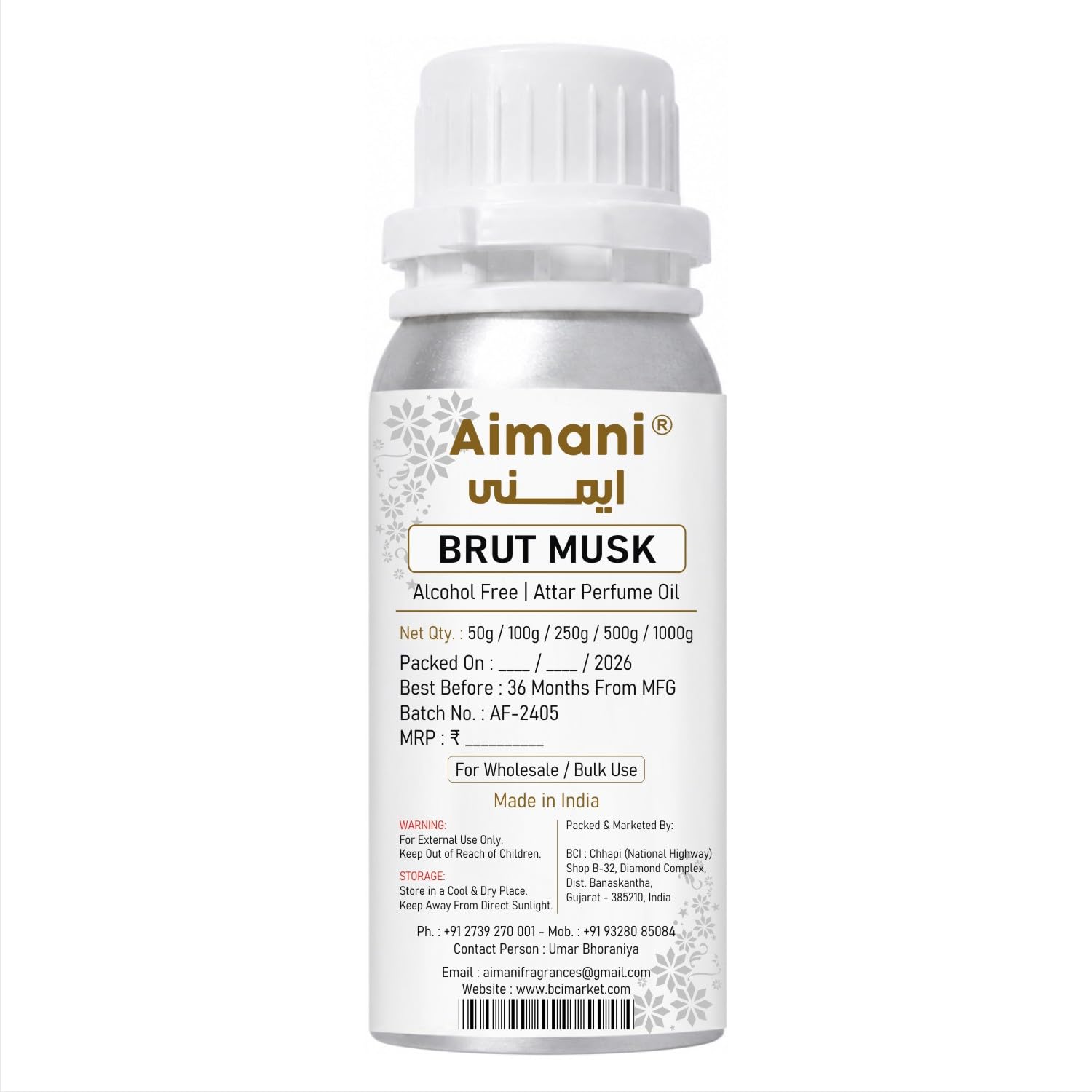 Brut Musk Perfume Attar Oil 25ml | Long Lasting Alcohol-Free Fragrance | Premium Unisex Attar for Men & Women-image-28