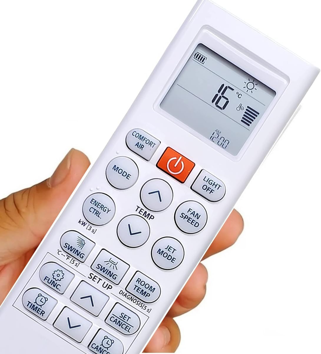 Controle Remoto Ar Condicionado Compatível LG Dual Inverter Somente Frio Série AKB ASU ASN S4U USN Controle Remoto Ar Condicionado Compatível LG Dual Inverter Somente Frio Série AKB ASU ASN S4U USN