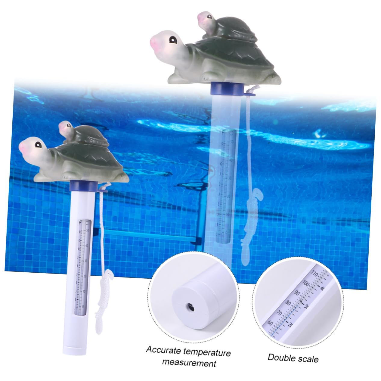 iplusmile 3 Pezzi Termometro Galleggiante Termometro Per Acquario Termometro Per Cartoni Animati Termometro Per Misurazione Della Temperatura Della Vasca Per Vasca Idromassaggio