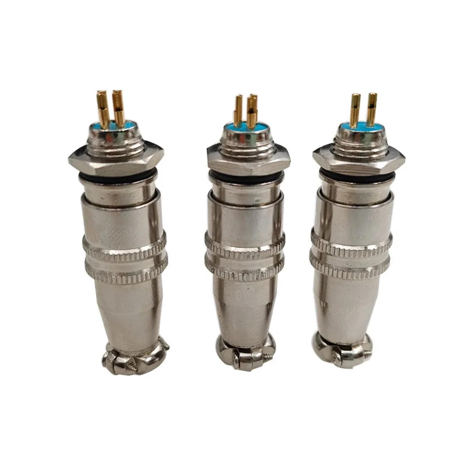 10 szt. XS8J/K samoblokujące małe metalowe złącze lotnicze typu Push-Pull | Wtyczka/gniazdo 2/3/4 rdzenia(4PinDocking 10pcs)