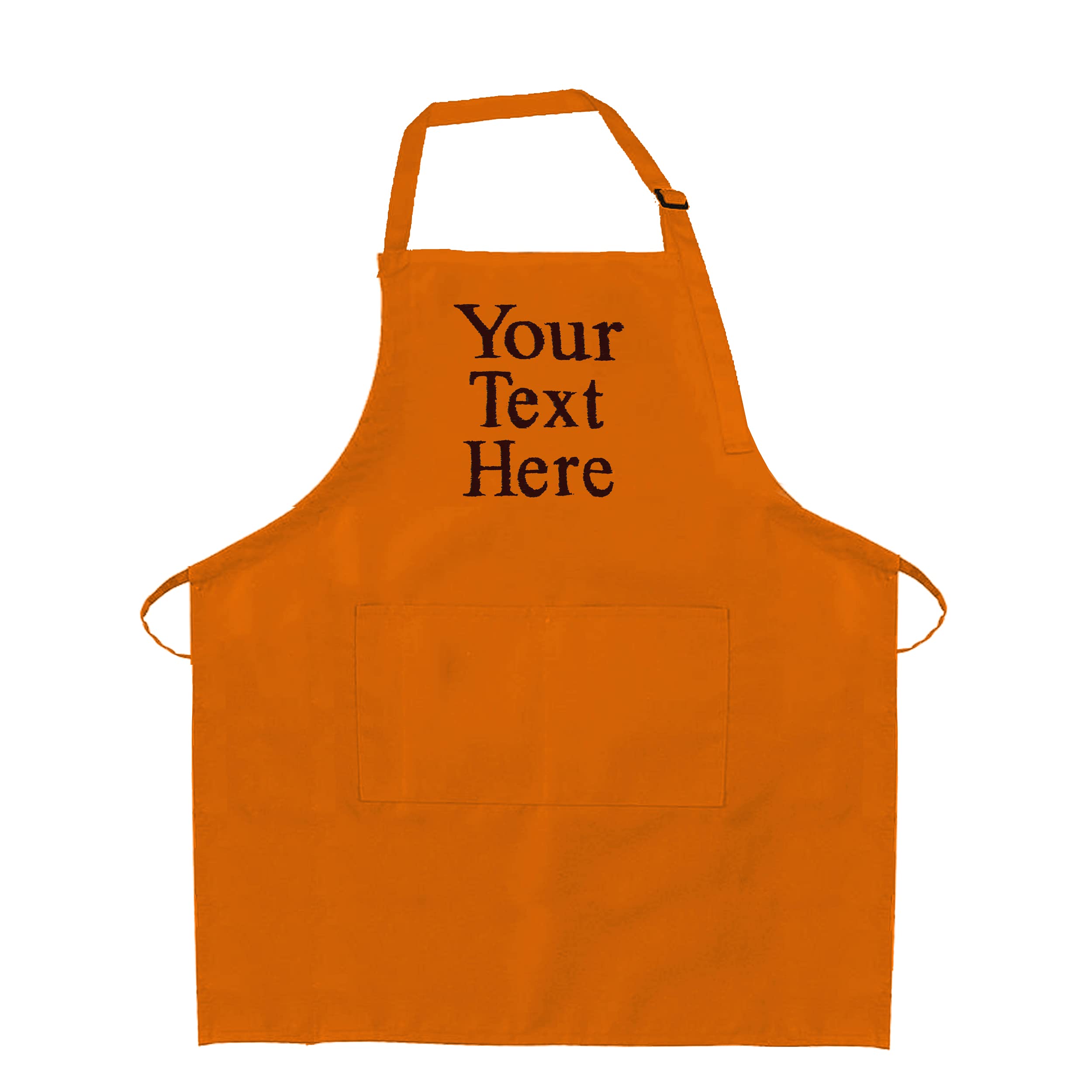 Custom Personalized Apron for Adults, Men, Women, Grill, Kitchen - Add any Name or Text