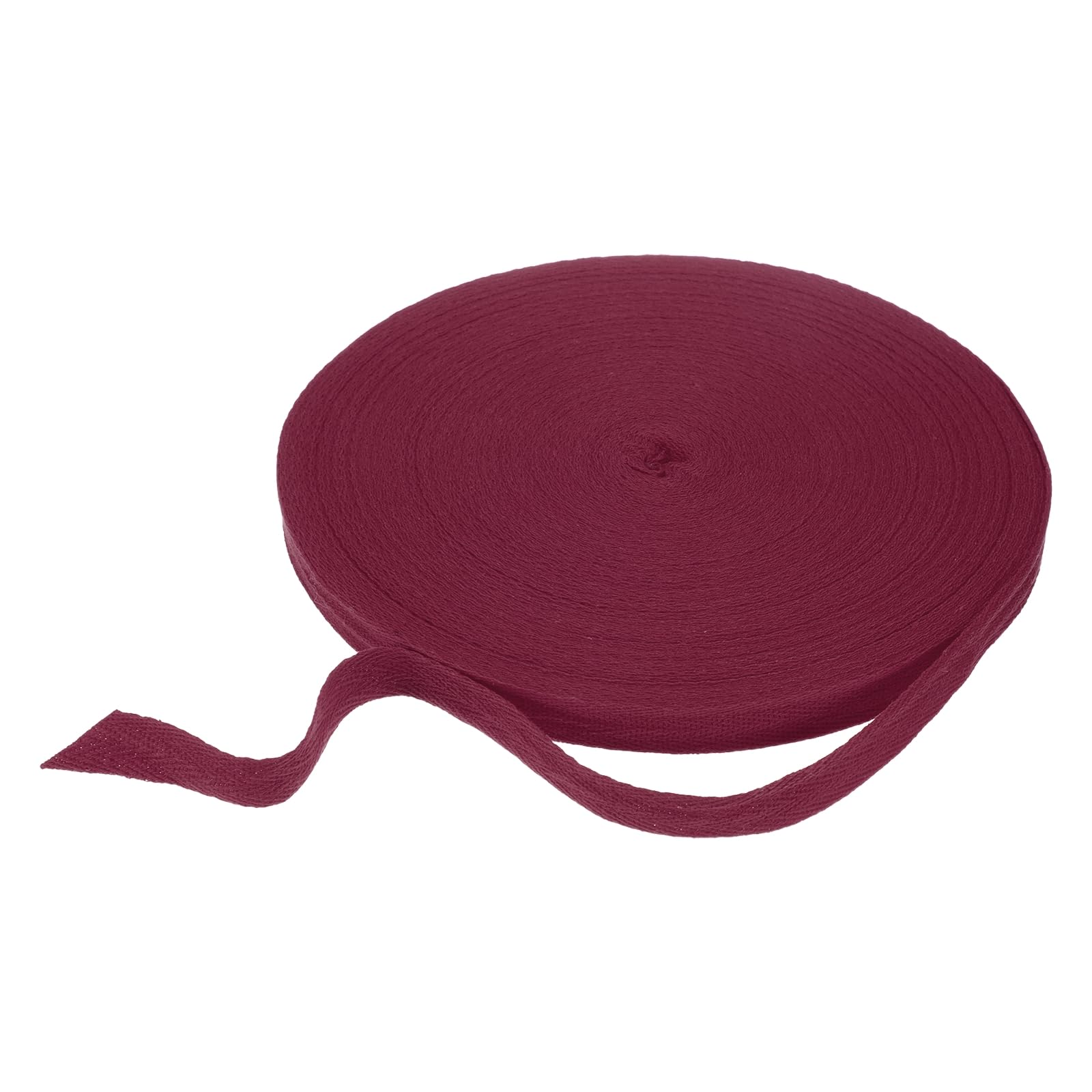 sourcing map Nastro in twill di cotone, 3,8 cm, 23 m, a spina di