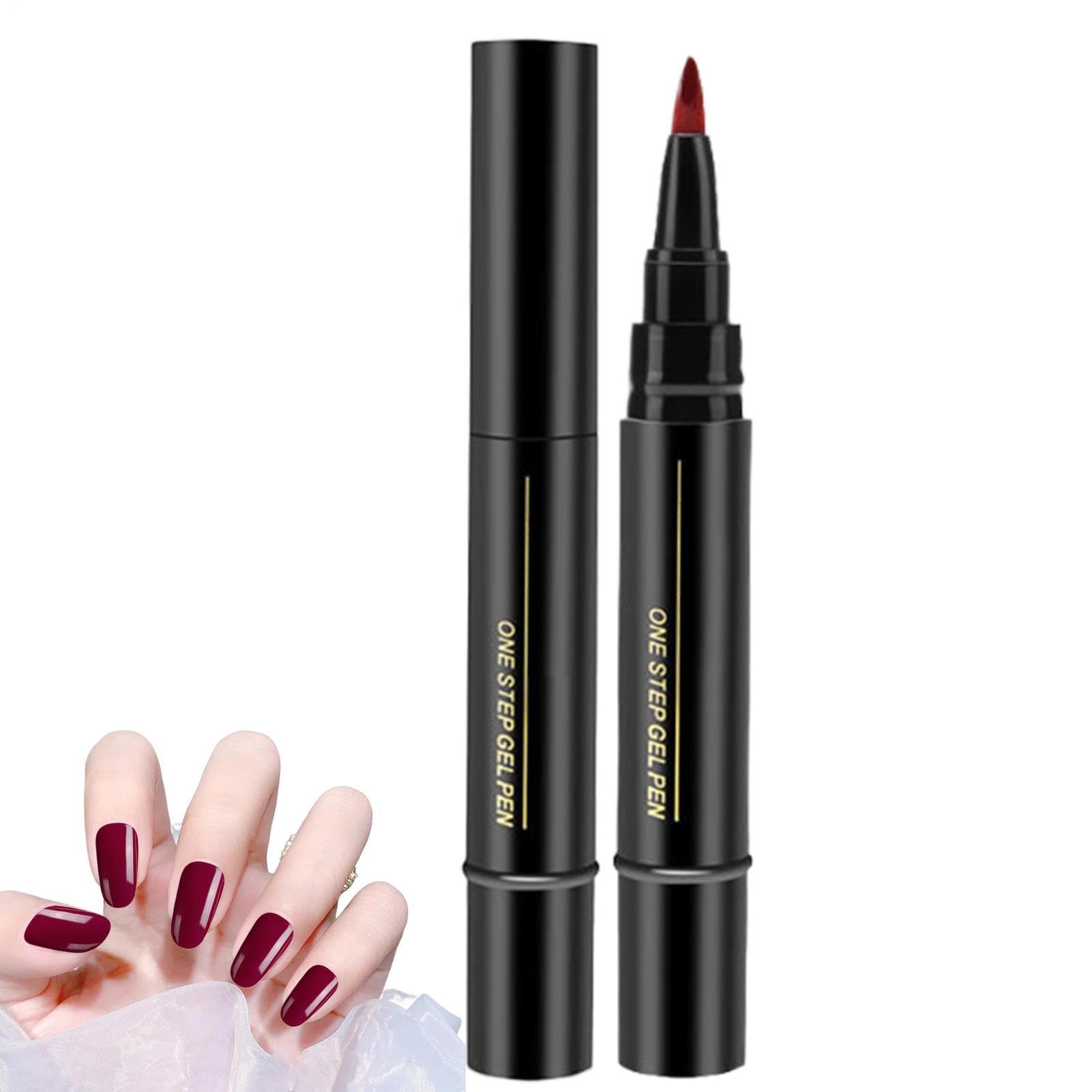 Smalti Penna, Asciugatura Rapida Unghie Smalto Penne, 5ml Smalto Semipermanente Ad Asciugatura Rapida Set Manicure Professionale Per Disegni Richiede Lampada UV