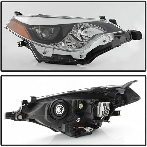 Miniatura 3 de Faros delanteros halógenos para Toyota Corolla 2014-2016 LED DRL tubo proyector wbombilla (lado del pasajero)