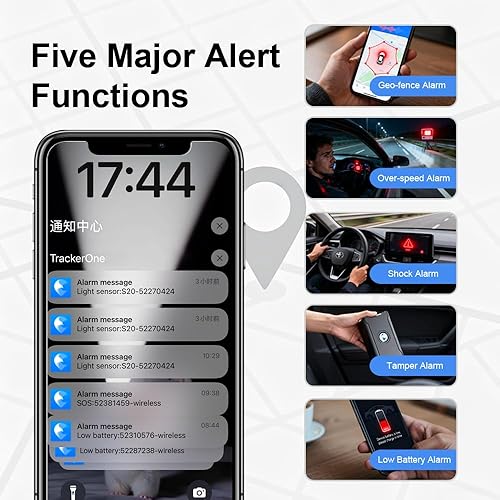 Miniatura 4 de Rastreador GPS para vehículos con seguimiento en tiempo real, historial de rutas, monitoreo de velocidad, geo-valla y distancia ilimitada,