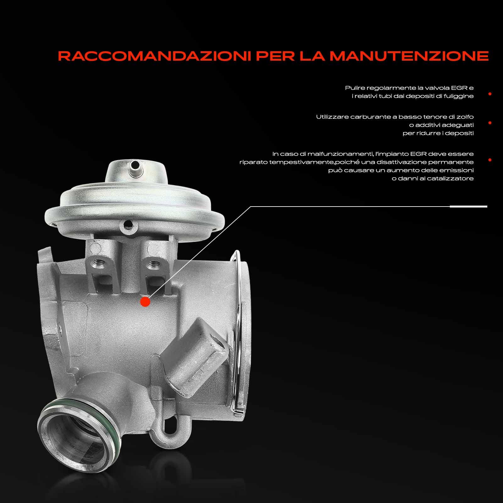 Frankberg Valvola EGR Diesel Compatibile con Classe E W210 2.2L Classe E Pianale/Telaio VF210 2.7L Classe C T-Model S203 2.7L Classe E T-Model S210 2.7L Classe C T-Model S203 2.2L Replace# A6110900754