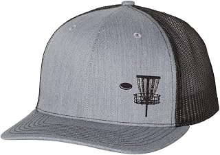Trenz Shirt Company Disc Golf Basket Goal Golfista masculino bordado malha traseira boné caminhoneiro