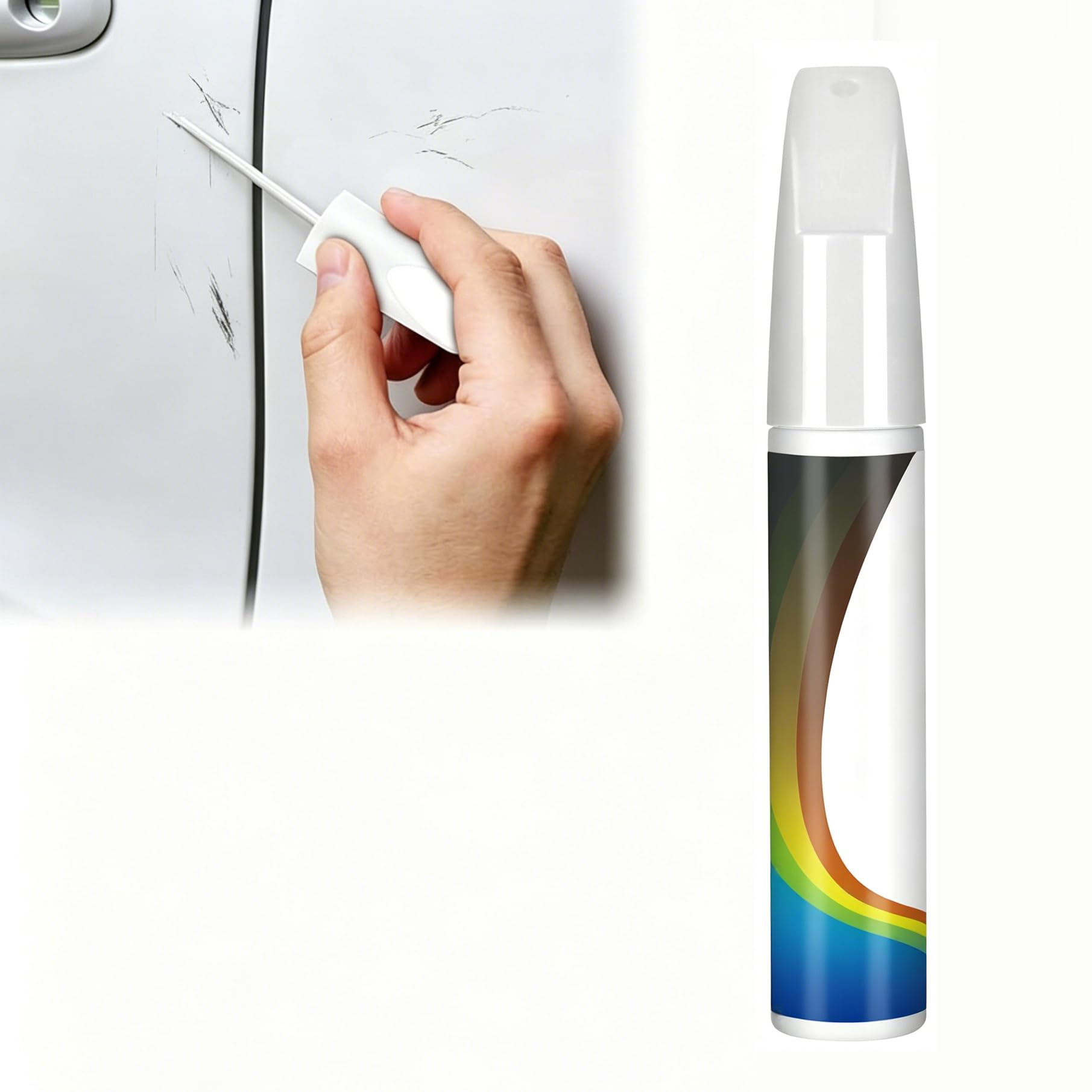 QIZUN Car Touch Up Paint Pen for Abarth-Punto Evo（2010-2013）