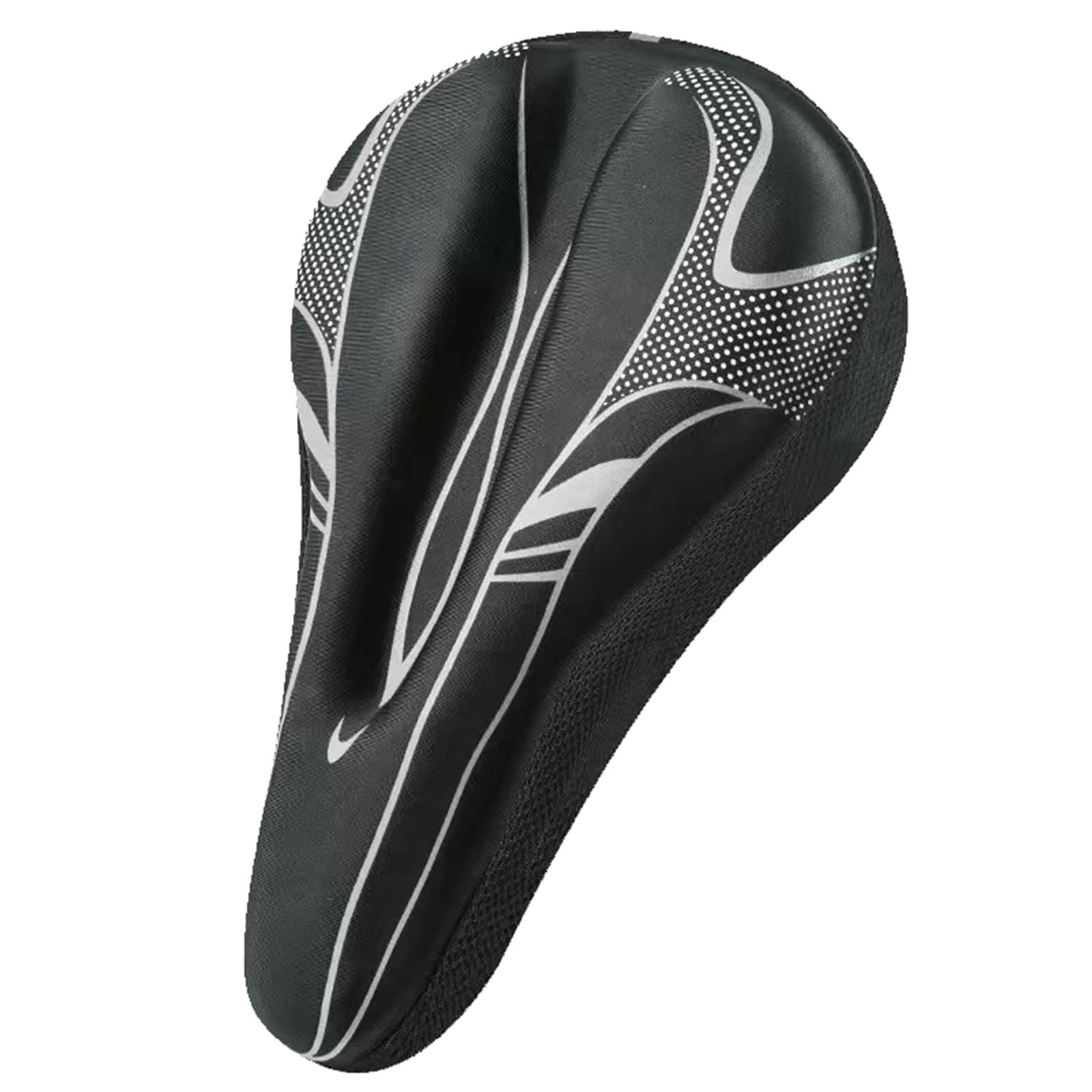Bicycle Saddle Cover for Trek Marlin 5/6 / 7 2018–2026, Breathable Fabric Non-Slip Durable Bike Seat Pad Saddle Support,A/Black White