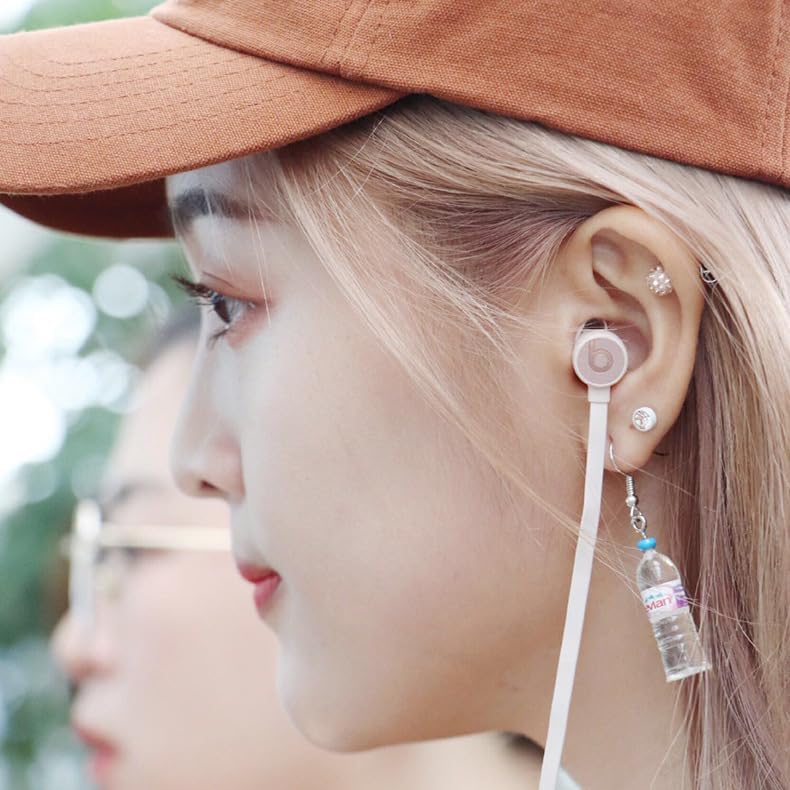 Funny Earrings Sweet Fresh Handmade Colorful 3D Cut Dinosaur Bottle Flower Eggs Simulation Animal Food Dangle Earrings for Women Environmental theme - Image 4