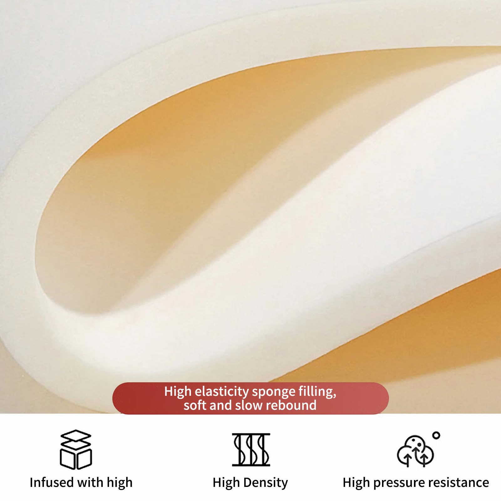 Erivis Car seat Cushion for Tesla Accessories,Car Seat Cushion Designed for Tesla Cybertruck Model 3 Model Y Model X Model S (White)