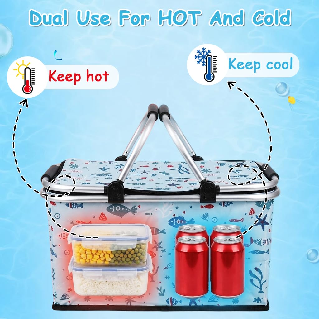 HASTHIP Collapsible Picnic Basket - 25L -4 HASTHIP Collapsible Picnic Basket - 25L -4