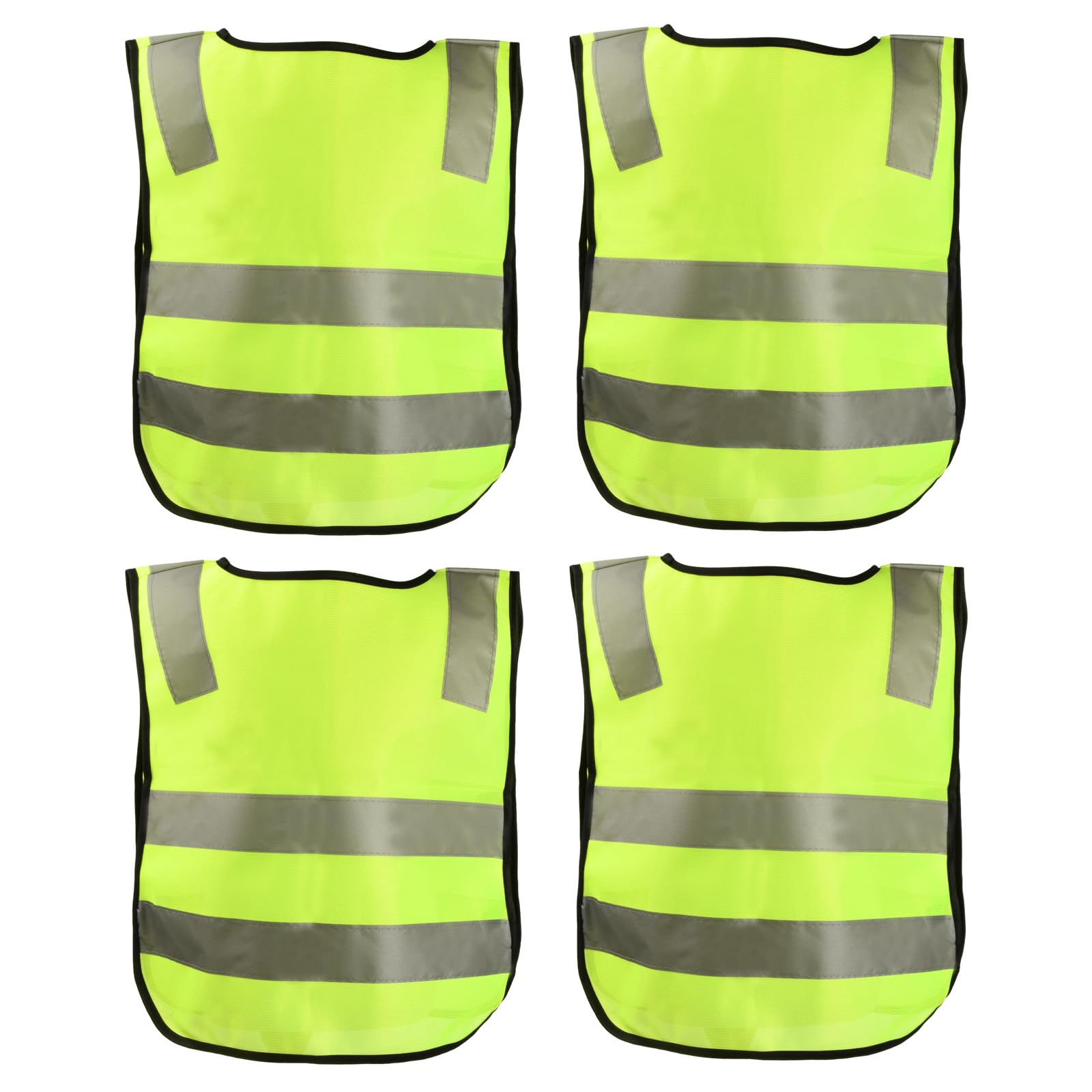 Conjunto de Chaleco de Seguridad Reflectante Malla, Chaqueta de Alta Visibilidad, Hi Viz Vest, Chaleco de Seguridad Amarillo Fluorescentes para Al Aire Libre Correr