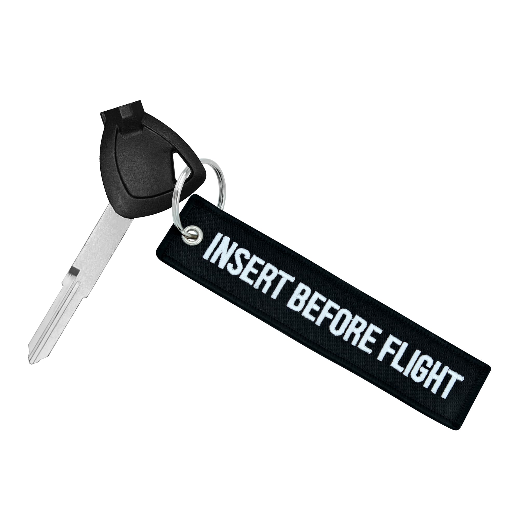 Premium Motorcycle Keychain - Durable Embroidered Key Tag for Riders of Cars, ATV, Dirt Bikes, Scooter &amp; More