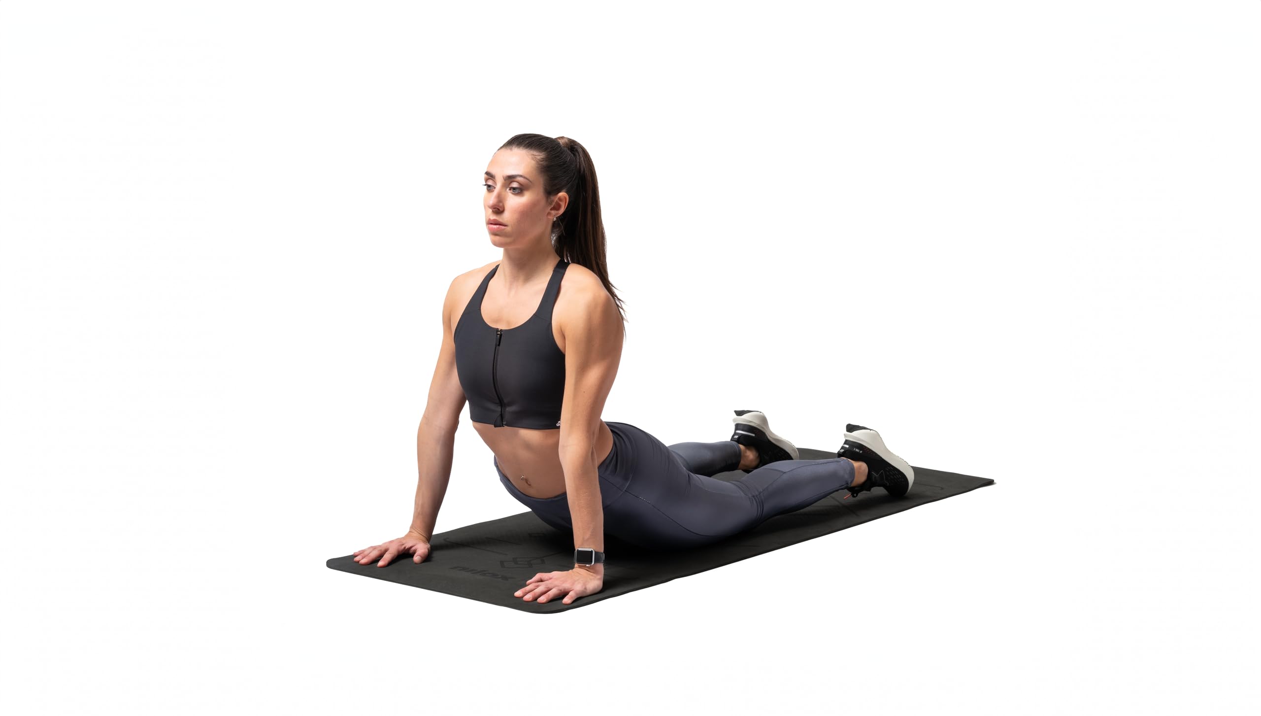 Nilox Tappetino Fitness in TPE, Tappetino Yoga Antiscivolo e Morbido per le Articolazioni, Tappetino Pilates e Ginnastica Dolce, Spessore 5mm, 182 x 68 cm